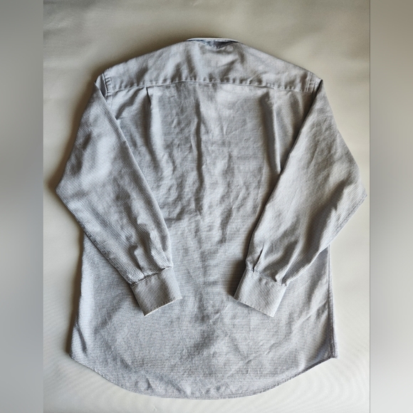 CORNELIANI Mens Button Up Long Sleeve Shirt Size: 16/41 Blue dot - Picture 2 of 15